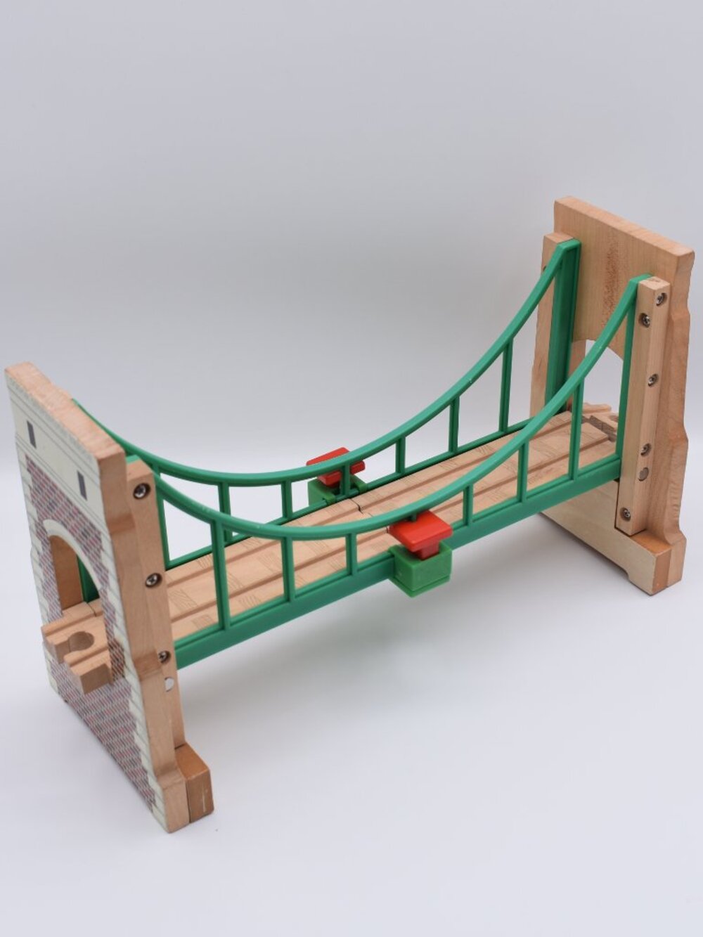 Collapsing Sodor Suspension Bridge Wood RETIRED Rare Thomas & Friends Railway